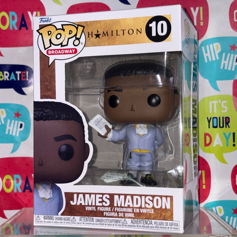 James Madison - Hamilton Funko Pop 10 Vinyl Figure (11.4 Cm L × 8.9 Cm W × 15.9 Cm H)