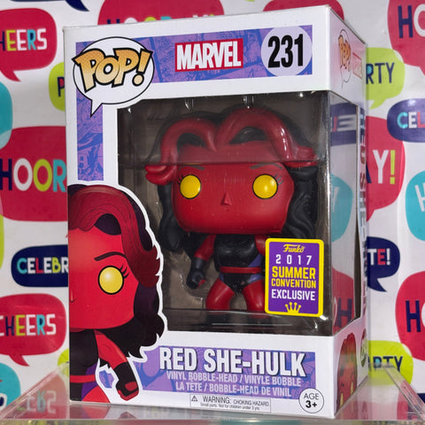 Red She-Hulk - Marvel Funko Pop 231 Summer Convention 2017