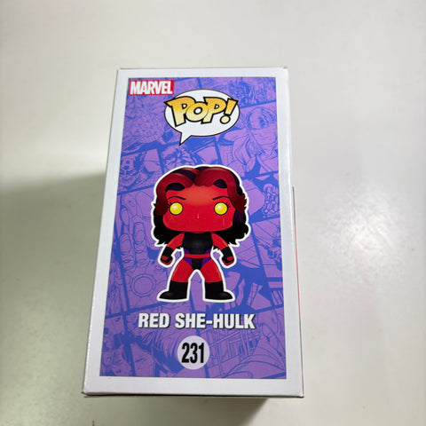 Red She-Hulk - Marvel Funko Pop 231 Summer Convention 2017