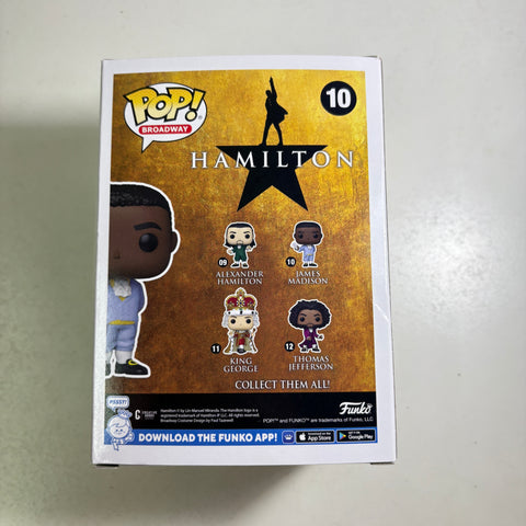 James Madison - Hamilton Funko Pop 10 Vinyl Figure (11.4 Cm L × 8.9 Cm W × 15.9 Cm H)