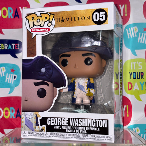 George Washinton - Hamilton Funko Pop 05 Vinyl Figure (11.4 Cm L × 8.9 Cm W × 15.9 Cm H)