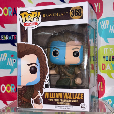 William Wallace - Braveheart Funko Pop 368 Vinyl Figure (11.4 Cm L × 8.9 Cm W × 15.9 Cm H)