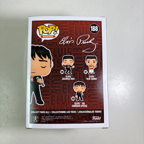 Elvis Presley (68' Comeback Special) - Funko Pop 188 Entertainment Earth Exclusive Diamond