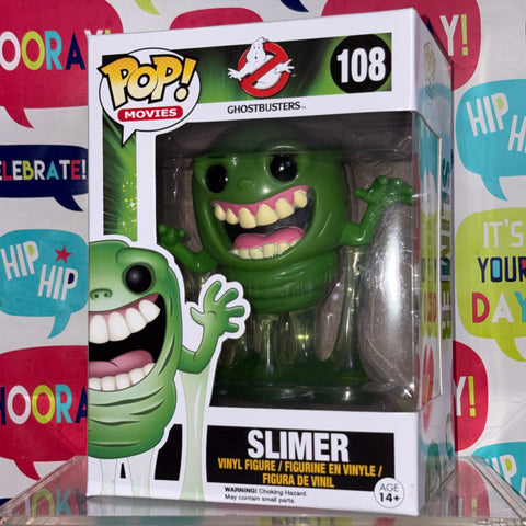 Slimer - Ghostbusters Funko Pop 108 Vinyl Figure (11.4 Cm L × 8.9 Cm W × 15.9 Cm H)