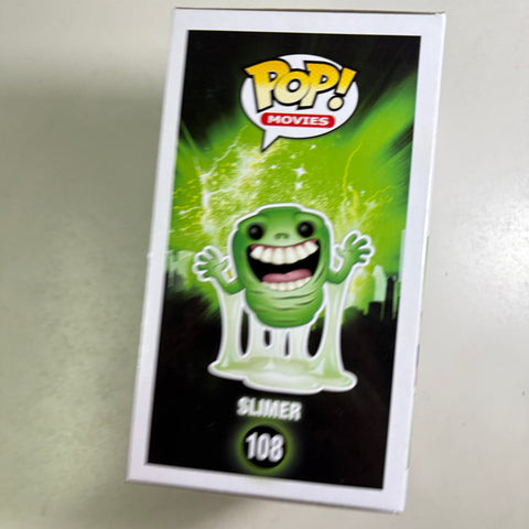 Slimer - Ghostbusters Funko Pop 108 Vinyl Figure (11.4 Cm L × 8.9 Cm W × 15.9 Cm H)