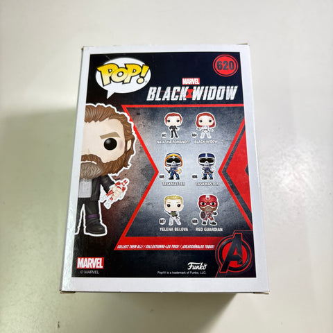 BOX FLAWS VIEW PHOTOS Alexei - Black Widow Marvel Funko Pop 620 Vinyl Figure Exclusive