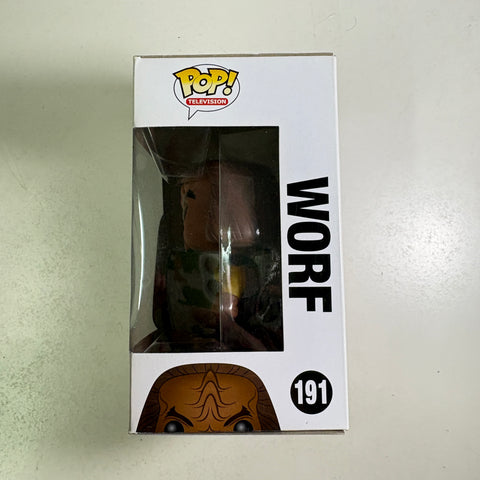 BOX FLAWS VIEW PHOTOS Worf - Star Trek The Next Generation Funko Pop 191 Vinyl Figure (11.4 Cm L × 8.9 Cm W × 15.9 Cm H)