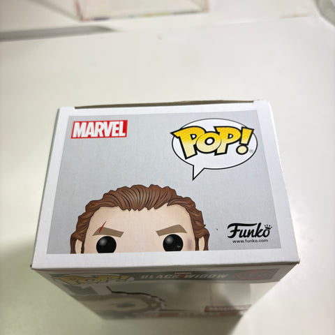 BOX FLAWS VIEW PHOTOS Alexei - Black Widow Marvel Funko Pop 620 Vinyl Figure Exclusive