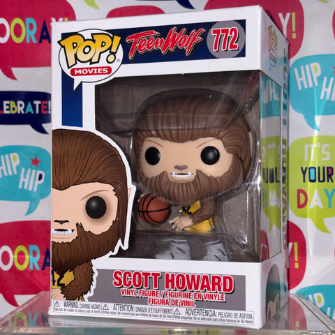 BOX FLAWS VIEW PHOTOS Scott Howard - Teen Wolf Funko Pop 772 Vinyl Figure (11.4 Cm L × 8.9 Cm W × 15.9 Cm H)