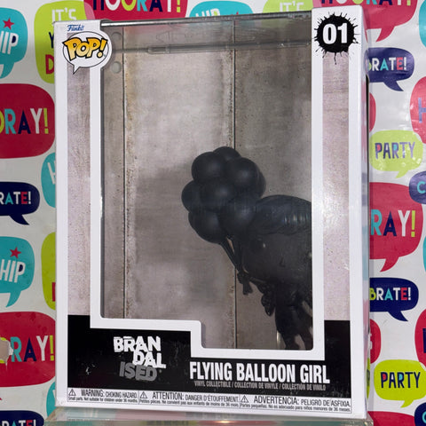BOX FLAWS VIEW PHOTOS Flying Balloon Girl Brandalised Funko Pop 01 Vinyl Figure (22.9 Cm L × 8.9 Cm W × 22.9 Cm H)