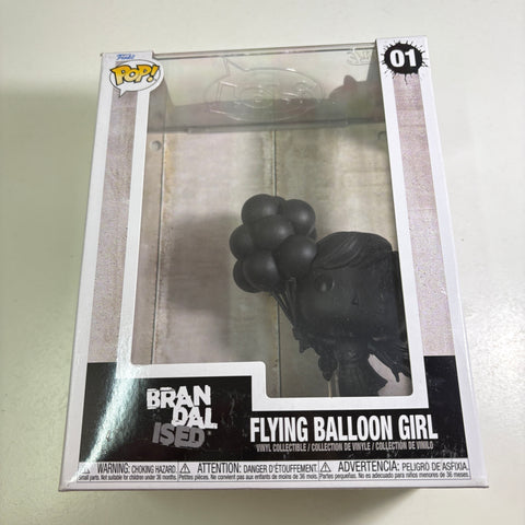 BOX FLAWS VIEW PHOTOS Flying Balloon Girl Brandalised Funko Pop 01 Vinyl Figure (22.9 Cm L × 8.9 Cm W × 22.9 Cm H)