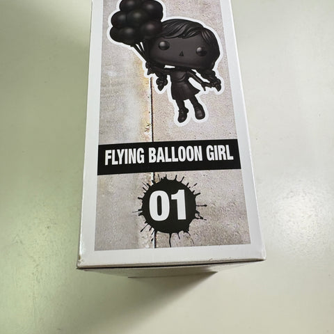 BOX FLAWS VIEW PHOTOS Flying Balloon Girl Brandalised Funko Pop 01 Vinyl Figure (22.9 Cm L × 8.9 Cm W × 22.9 Cm H)
