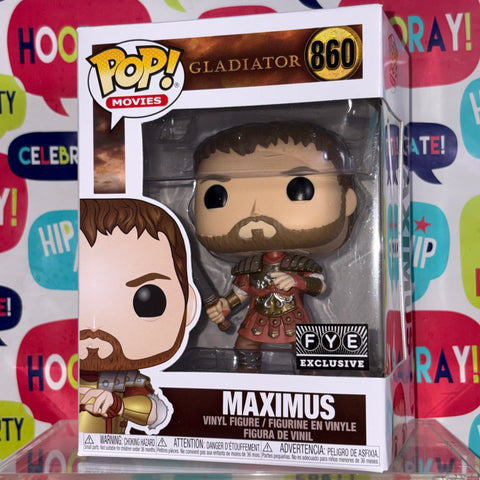 Maximus FYE EXCLUSIVE - Gladiator Funko Pop 860 Vinyl Figure (11.4 Cm L × 8.9 Cm W × 15.9 Cm H)