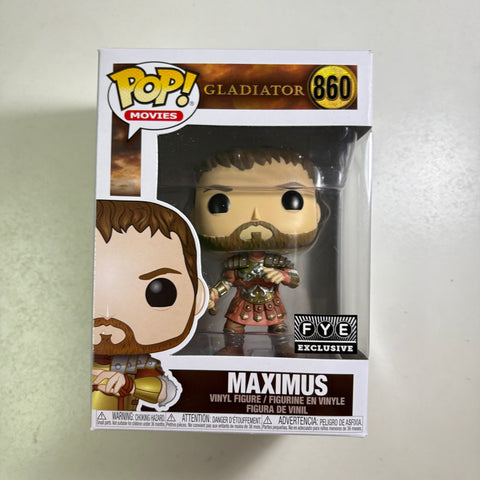Maximus FYE EXCLUSIVE - Gladiator Funko Pop 860 Vinyl Figure (11.4 Cm L × 8.9 Cm W × 15.9 Cm H)