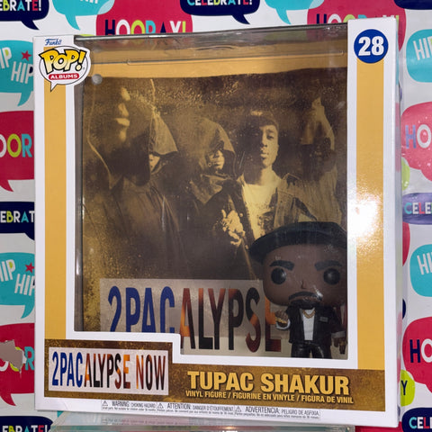 Tupac Shakur 2Pacalypse Now - Funko Pop 28 Album Vinyl Figure (22.9 Cm L × 8.9 Cm W × 22.9 Cm H)