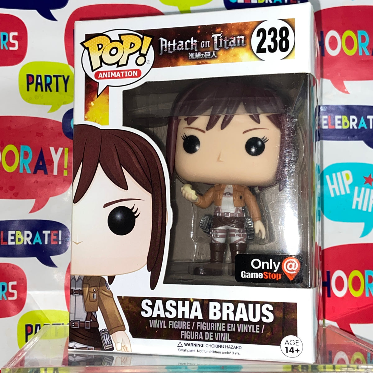 ATTACK ON TITAN #237 GameStop SASHA BRAUS - Q 650.00 Incluye envío en la capital y protector