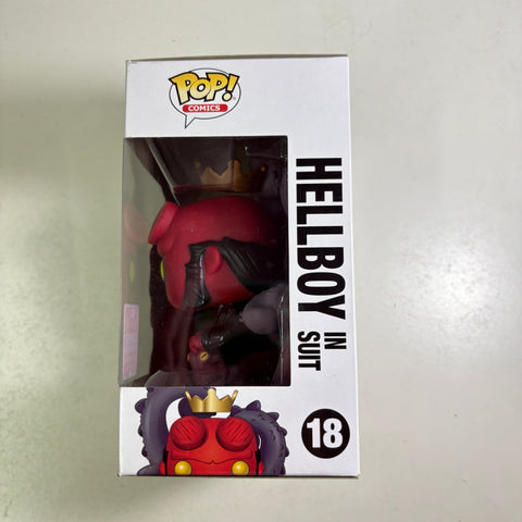 Hellboy in Suit Summer Convention - Hellboy Funko Pop 18 Vinyl Figure (11.4 Cm L × 8.9 Cm W × 15.9 Cm H)