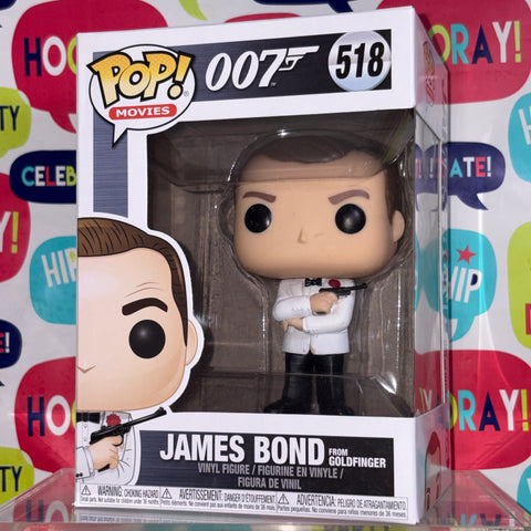 James Bond (Goldfinger) - 007 Funko Pop 158 Vinyl Figure (11.4 Cm L × 8.9 Cm W × 15.9 Cm H)
