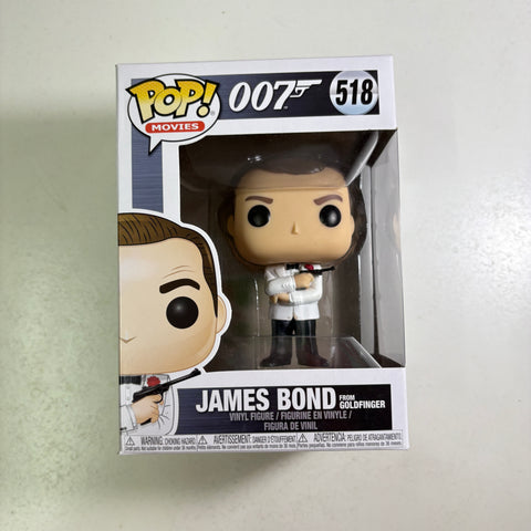 James Bond (Goldfinger) - 007 Funko Pop 158 Vinyl Figure (11.4 Cm L × 8.9 Cm W × 15.9 Cm H)