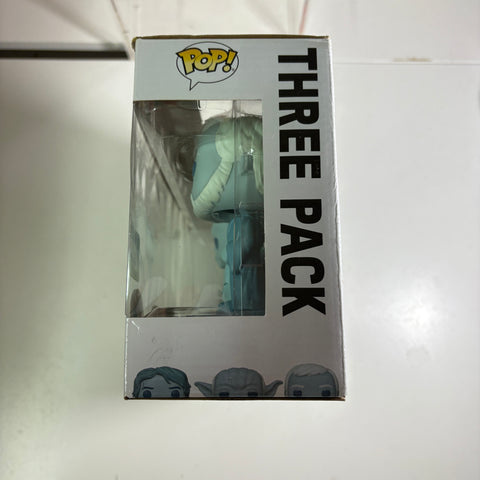 Star Wars - Anakin Skywalker/Yoda/Obi-wan Kenobi [Endor] Funko Pop 3 Pack Amazon Exclusive GLOW