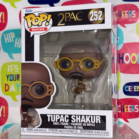 Tupac Shakur - Funko Pop 252 Album Vinyl Figure (11.4 Cm L × 8.9 Cm W × 15.9 Cm H)