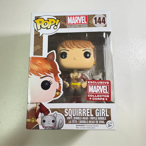 BOX FLAW VIEW PHOTOS Squirrel Girl - Marvel Funko Pop 144 Vinyl Figure