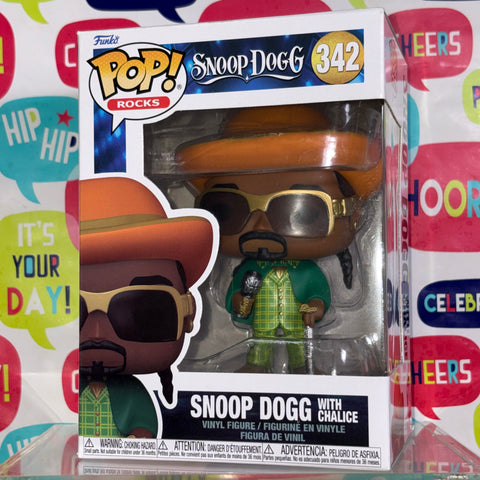 Snoop Dog with Chalice - Funko Pop 342 Vinyl Figure (11.4 Cm L × 8.9 Cm W × 15.9 Cm H)
