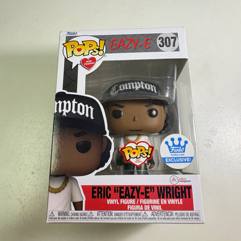 BOX FLAWS VIEW PHOTOS Eric Eazy E Wright - Funko Pop 307 Vinyl Figure EXCLUSIVE (11.4 Cm L × 8.9 Cm W × 15.9 Cm H)
