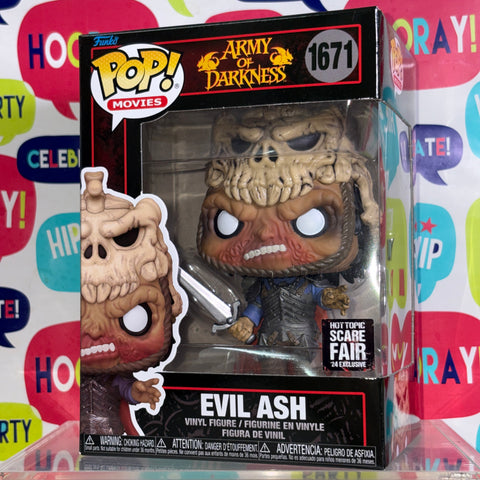 BOX FLAWS VIEW PHOTOS Evil Ash - Army of Darkness Funko Pop 1671 Vinyl Figure (11.4 Cm L × 8.9 Cm W × 15.9 Cm H)
