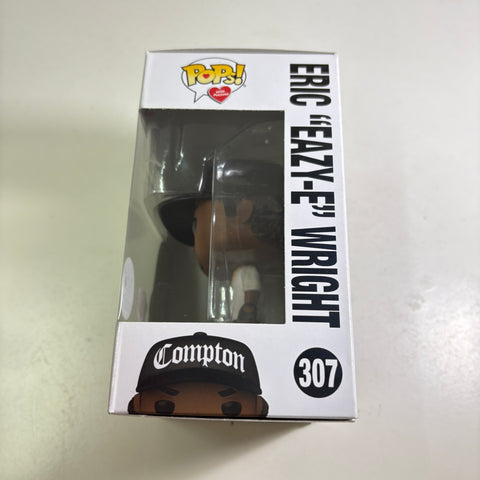 BOX FLAWS VIEW PHOTOS Eric Eazy E Wright - Funko Pop 307 Vinyl Figure EXCLUSIVE (11.4 Cm L × 8.9 Cm W × 15.9 Cm H)