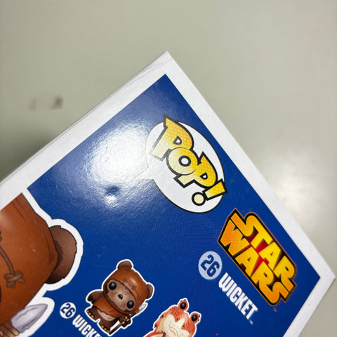 Star Wars - Wicket (Flocked) Funko Pop 26 Fugitive Toys Exclusive