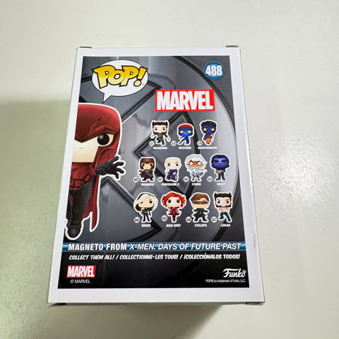 BOX FLAWS VIEW PHOTOS Magneto - X-Men Marvel Funko Pop 488 Vinyl Figure Exclusive