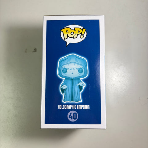 Star Wars - Holographic Emperor Funko Pop 40 Glow in The Dark
