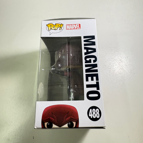 BOX FLAWS VIEW PHOTOS Magneto - X-Men Marvel Funko Pop 488 Vinyl Figure Exclusive