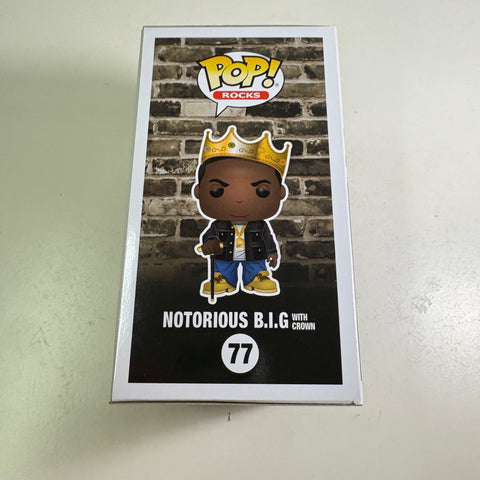 Notorious BIG with Crown - Funko Pop 77 Vinyl Figure (11.4 Cm L × 8.9 Cm W × 15.9 Cm H)