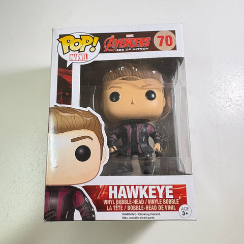 BOX FLAW VIEW PHOTOS Hawkeye - Avengers Age of Ultron Marvel Funko Pop 70 Vinyl Figure