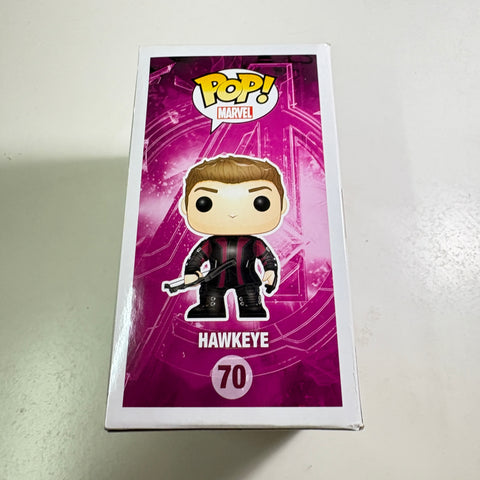 BOX FLAW VIEW PHOTOS Hawkeye - Avengers Age of Ultron Marvel Funko Pop 70 Vinyl Figure
