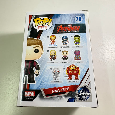 BOX FLAW VIEW PHOTOS Hawkeye - Avengers Age of Ultron Marvel Funko Pop 70 Vinyl Figure