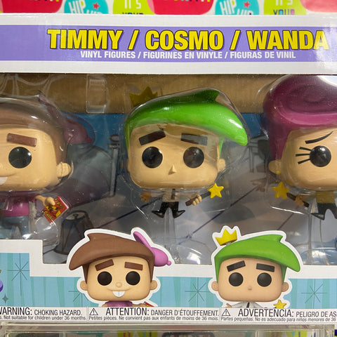 Fairly Odd Parents 3 Pack Funko Pop Winter Convention Exclusive