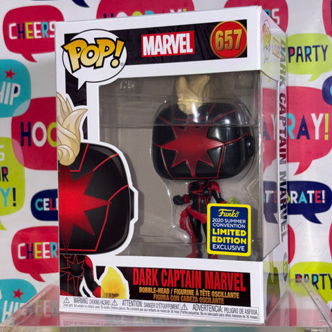 Dark Captain Marvel - Marvel Funko Pop 657 Vinyl Figure Exclusive
