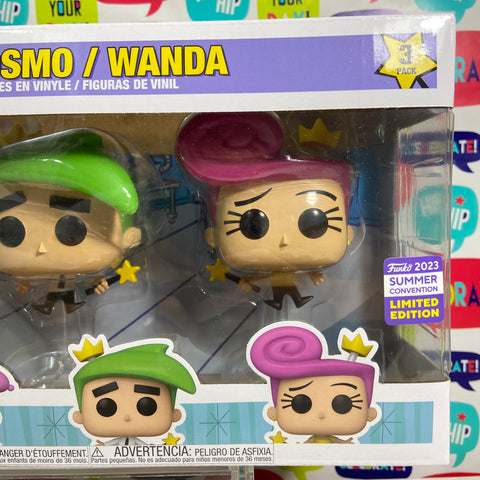 Fairly Odd Parents 3 Pack Funko Pop Winter Convention Exclusive