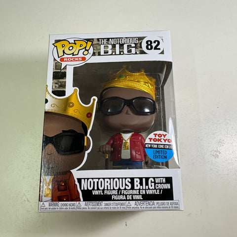 Notorious BIG with Crown/Glasses EXCLUSIVE - Funko Pop Vinyl Figure (11.4 Cm L × 8.9 Cm W × 15.9 Cm H)