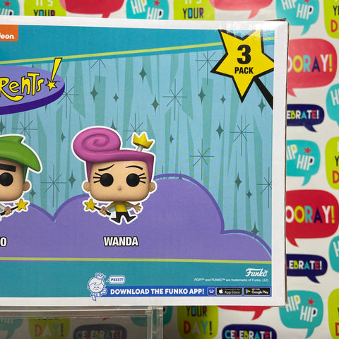 Fairly Odd Parents 3 Pack Funko Pop Winter Convention Exclusive