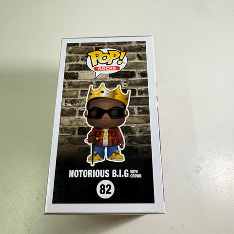 Notorious BIG with Crown/Glasses EXCLUSIVE - Funko Pop Vinyl Figure (11.4 Cm L × 8.9 Cm W × 15.9 Cm H)