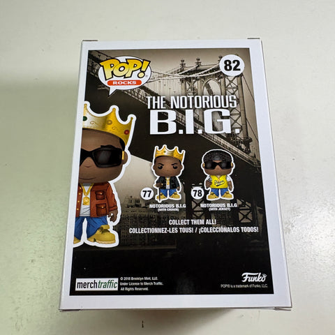 Notorious BIG with Crown/Glasses EXCLUSIVE - Funko Pop Vinyl Figure (11.4 Cm L × 8.9 Cm W × 15.9 Cm H)