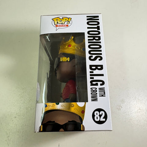 Notorious BIG with Crown/Glasses EXCLUSIVE - Funko Pop Vinyl Figure (11.4 Cm L × 8.9 Cm W × 15.9 Cm H)
