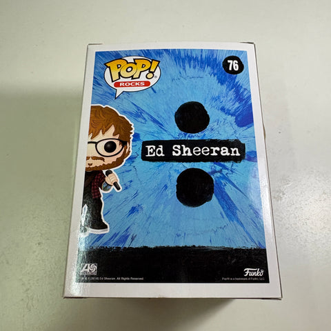 BOX FLAWS VIEW PHOTOS Ed Sheeran - Funko Pop 76 Vinyl Figure (11.4 Cm L × 8.9 Cm W × 15.9 Cm H)
