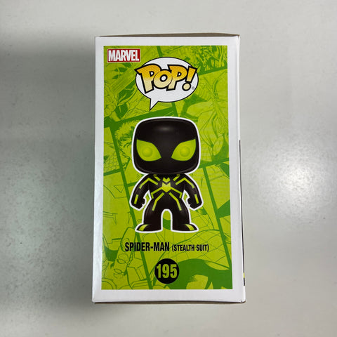 Spider-Man (Stealth Suit) - Funko Pop 195 Hot Topic Exclusive