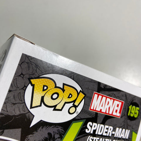 Spider-Man (Stealth Suit) - Funko Pop 195 Hot Topic Exclusive
