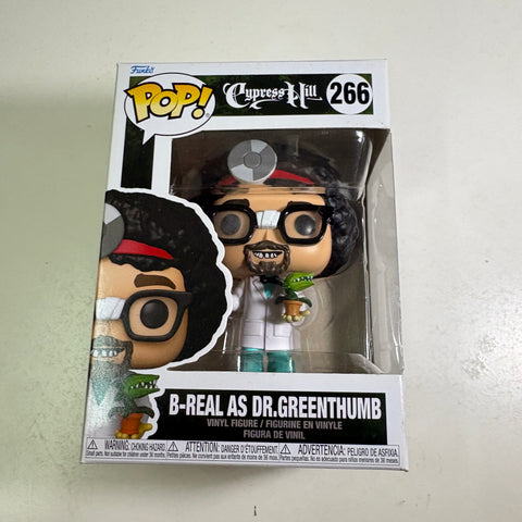 B-Real as Dr. Greenthumb - Cypress Hill Funko Pop 266 Vinyl Figure (11.4 Cm L × 8.9 Cm W × 15.9 Cm H)